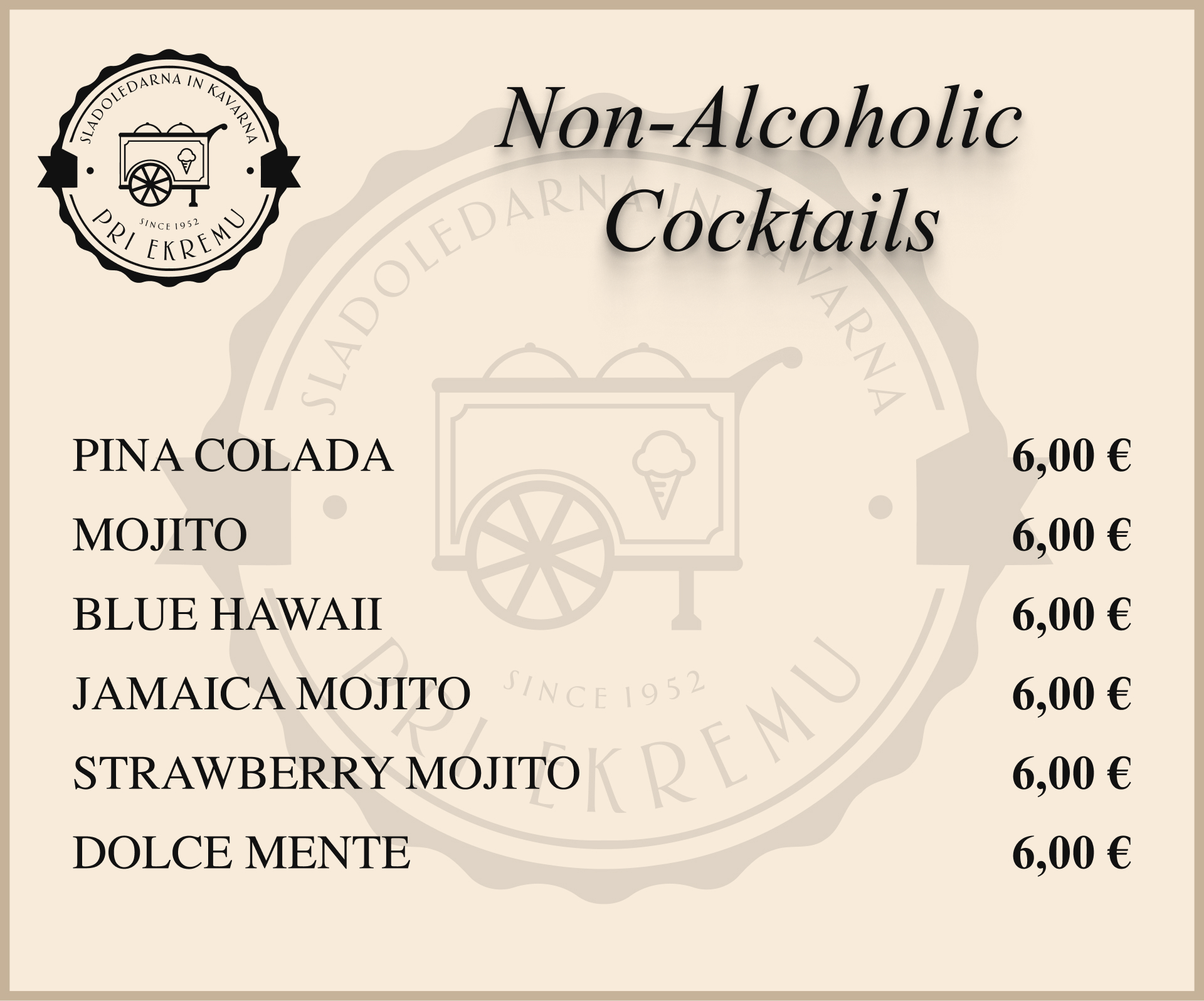 Non Alcoholic Cocktails